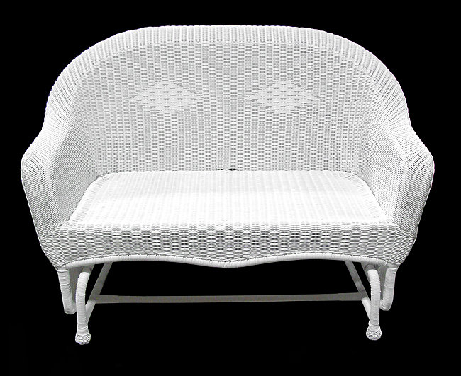 LB International Resin Wicker Double Glider Chair Wayfair